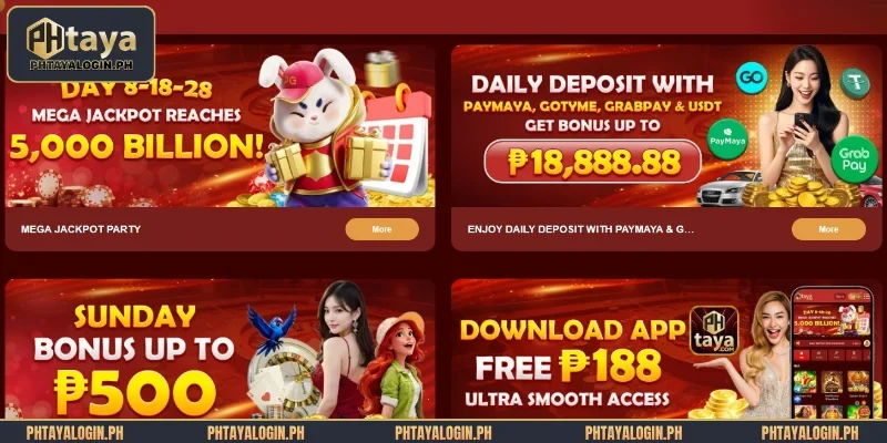Current PHTAYA Promotion Programs