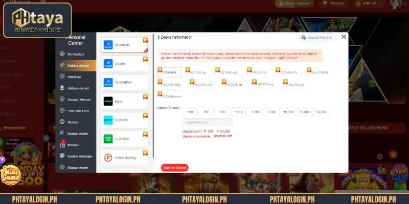 PHTAYA Deposit Guide – How to Deposit Money Safely 4 Deposit Approval and Processing Timeline