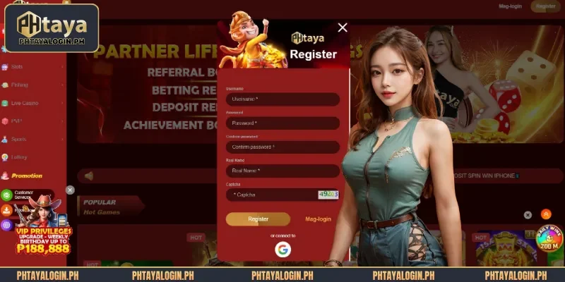 Step-by-Step Guide to Creating a PHTAYA Register