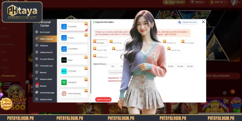 PHTAYA Deposit Guide – How to Deposit Money Safely 3 Walkthrough for PHTAYA Deposit Guide